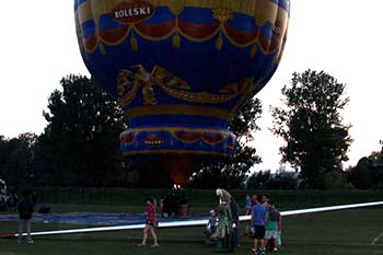 Replika balonu braci Montgolfier
